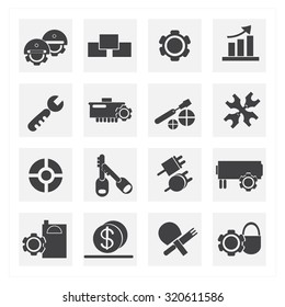Tool icons Equipment, machines, equipment, tools, icon,