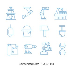 tool icons, outline icons