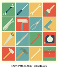 Tool icons set