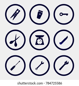 tool icons set, vectors illustration