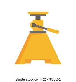 Tool jack-screw icon. Flat illustration of tool jack-screw vector icon isolated on white background