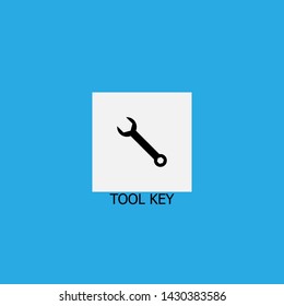 tool key icon sign signifier vector