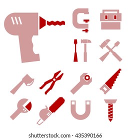 tool kit icon set