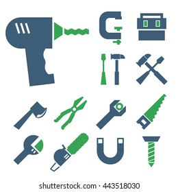 tool kit icon set