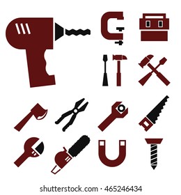 tool kit icon set