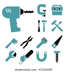 tool kit icon set