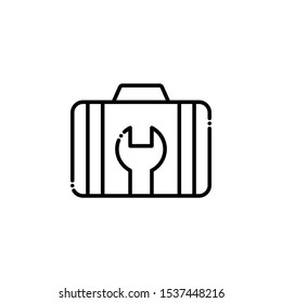 Tool Kit outline icon. SEO & WEB Illustration style.