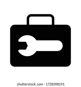 tool kit vector glyph flat icon 