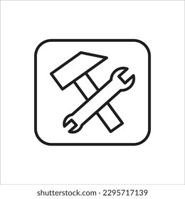 tool line new vector icon