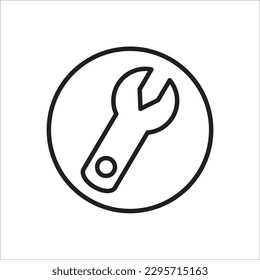 tool line vector icon new