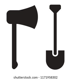 
A tool with long wooden handle and sharp blade on head to cut and split timber called axe 
