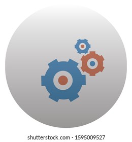 tool machine icon logo design