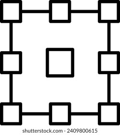 tool Outline vector illustration icon