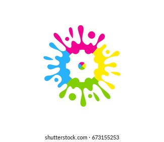 Tool Paint Icon Logo Design Element