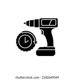 Tool Rental сolor Line Icon. Pictogram For Web Page, Mobile App, Promo. UI UX GUI Design Element. Editable Stroke.