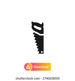 tool saw cut icon vector