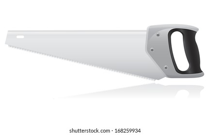 tool saw vector illustration isolated on white background