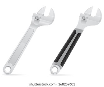 tool screw wrench vector illustration isolated on white background