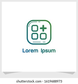 tool selection icon logo design vector, technology brand logo design template