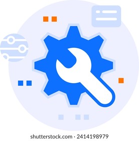 tool and service modern icon illustration