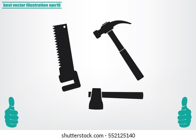 tool set vector icon