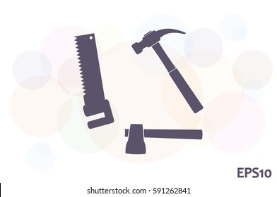 tool set vector icon