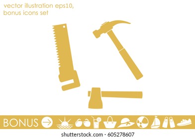 tool set vector icon