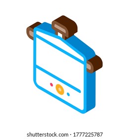 Tool Sterilizer Icon Vector. Isometric Tool Sterilizer sign. color isolated symbol illustration