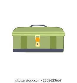tool toolbox cartoon. kit carpentry, toolkit service, hammer mechanic tool toolbox sign. isolated symbol vector illustration