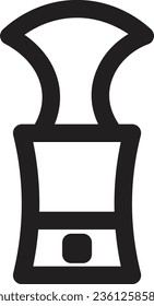 Tool Trowel Work Outline Icon