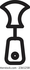 Tooltrowel Work Outline Icon