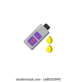 Tool for Urine Test Icon, Logo, Vector