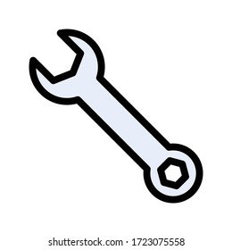 tool vector flat color icon 