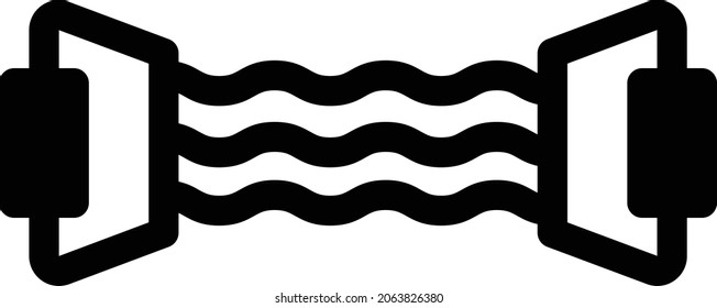 icono plano de glifo vector de herramientas