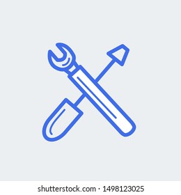 tool vector icon 10 EPS