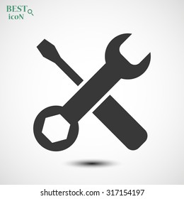 tool vector icon 10 EPS