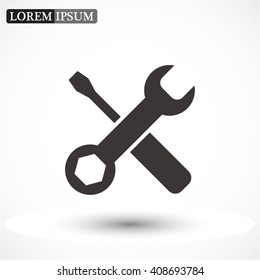 tool vector icon 10 EPS