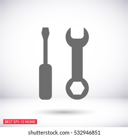 tool vector icon 10 EPS
