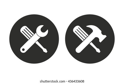Tool vector icon. Illustration isolated for graphic and web design.