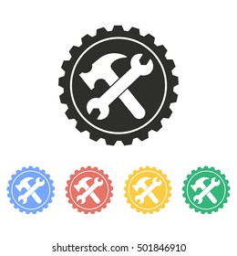 Tool vector icon. Illustration isolated on white background for graphic and web design.