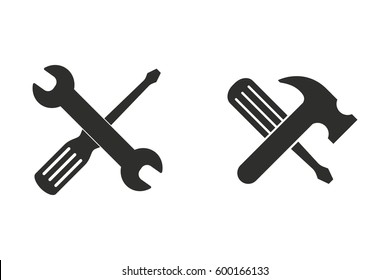 Tool vector icon. Illustration isolated for graphic and web design.