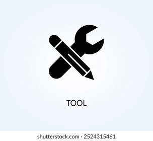 Vector De Herramienta, Icono O Logo Ilustración De Símbolo De Signo