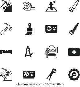 tool vector icon set such as: bristle, motorcycle, claw, water, geometry, monkey, length, mixer, wheel, painting, builder, mechanism, sun, case, mechanical, long, emergency, spirit, kit, rescue