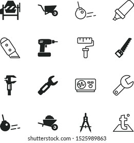 tool vector icon set such as: oscilloscope, metric, medicine, improvement, engineer, power, redecorating, mark, human, mobile, silhouette, pencil, bolts, handsaw, support, colorful, freeze, coverage