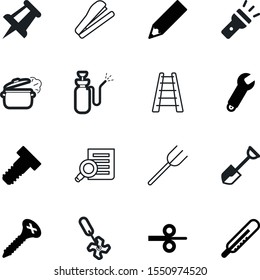 tool vector icon set such as: mobile, cooking, pan, landscaped, reataurant, climb, fitness, service, pans, build, pressure, lamp, machinery, stapler, draw, toxic, company, compressor, flashlight