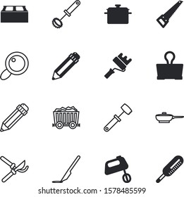 Tool Vector Icon Set Such As: Perfect, Wood, Shape, Interior, Find, Pruning, Magnification, Bitcoin, Round, Optical, Hat, Cement, Roll, Operation, Pick, Paperclip, Renovation, Frying, Circle, Pots