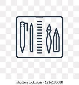 Tool vector outline icon isolated on transparent background, high quality linear Tool transparency concept can be used web and mobile