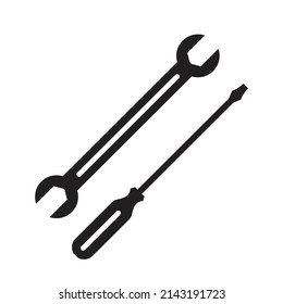 Tool Vector, Sign and Symbol, EPS 10 vector