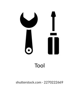 Tool Vector  Solid Icons. Simple stock illustration stock