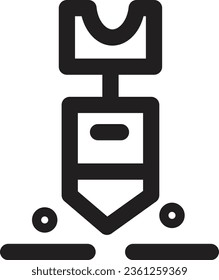 Icono de esquema de la herramienta de trabajo